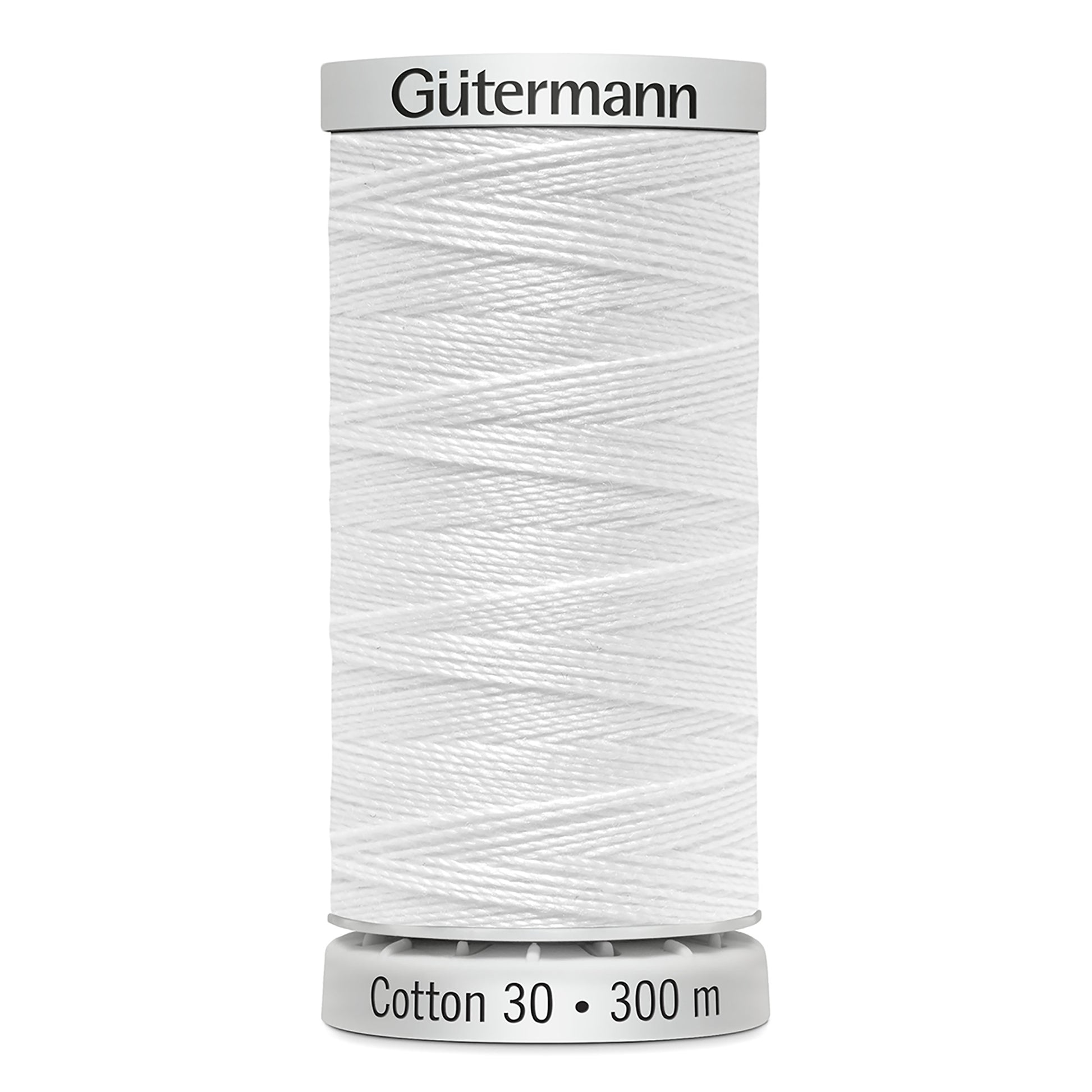 GÜTERMANN - Cotton 30wt Thread 300m - White
