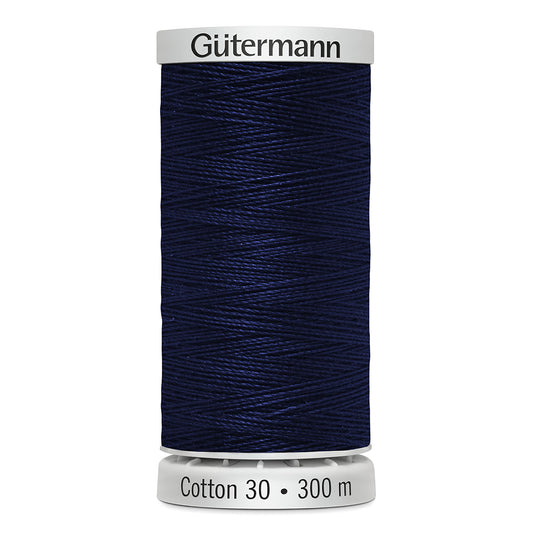 GÜTERMANN - Cotton 30wt Thread 300m - Dark Navy