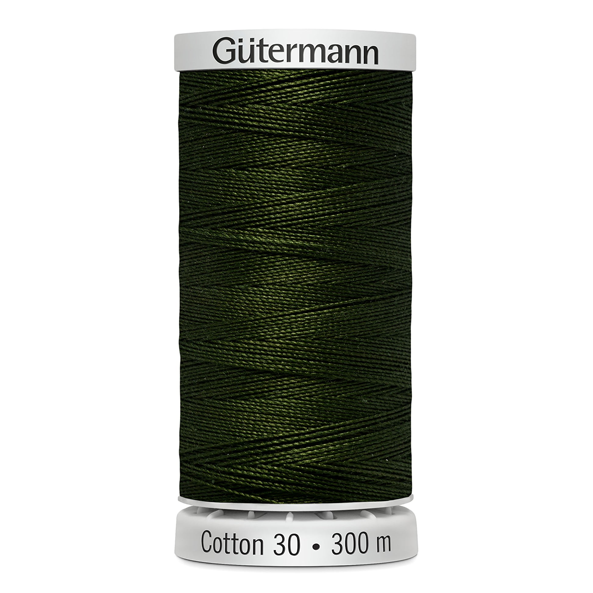 GÜTERMANN - Cotton 30wt Thread 300m - Deep Forest Green