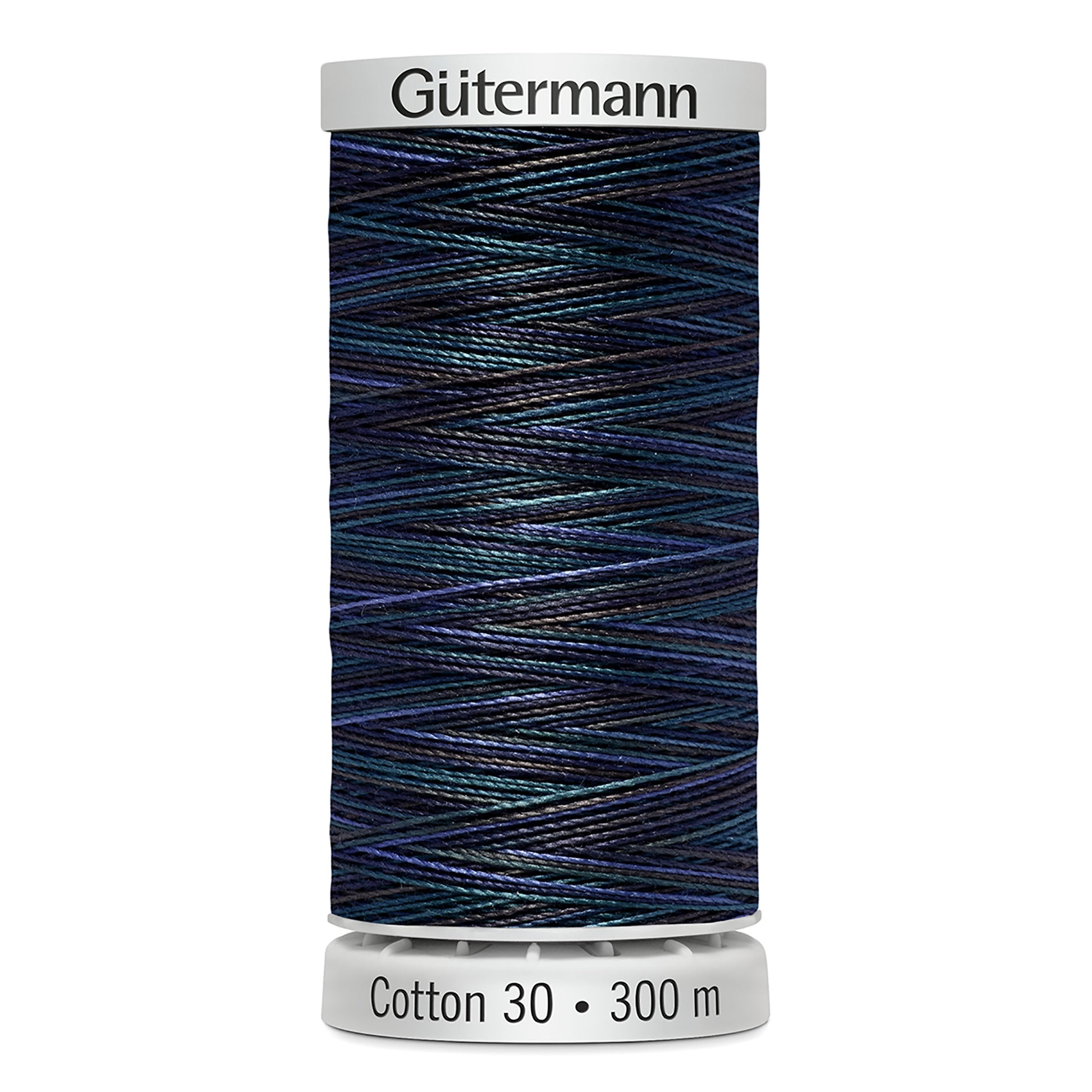 GÜTERMANN - Cotton 30wt Thread 300m - Peacock Feathers