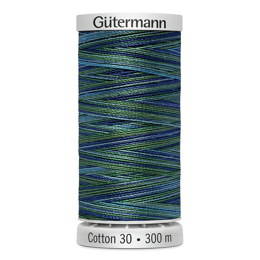 GÜTERMANN - Cotton 30wt Thread 300m - Tropical Waters