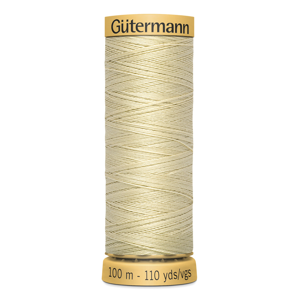 GÜTERMANN - Natural Cotton 50wt Thread 100m - Pongee