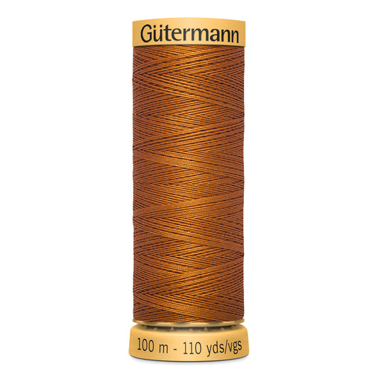 GÜTERMANN - Natural Cotton 50wt Thread 100m - Copper