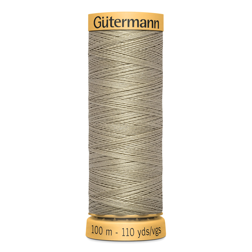 GÜTERMANN - Natural Cotton 50wt Thread 100m - Oatmeal