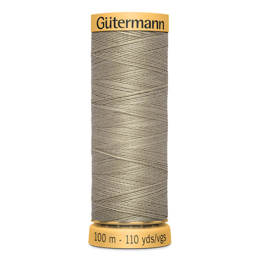GÜTERMANN - Natural Cotton 50wt Thread 100m - Dover Beige
