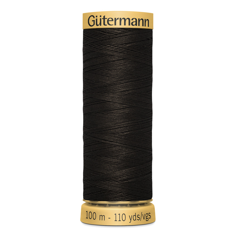 GÜTERMANN - Natural Cotton 50wt Thread 100m - Espresso