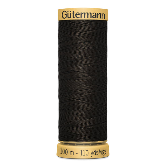 GÜTERMANN - Natural Cotton 50wt Thread 100m - Espresso