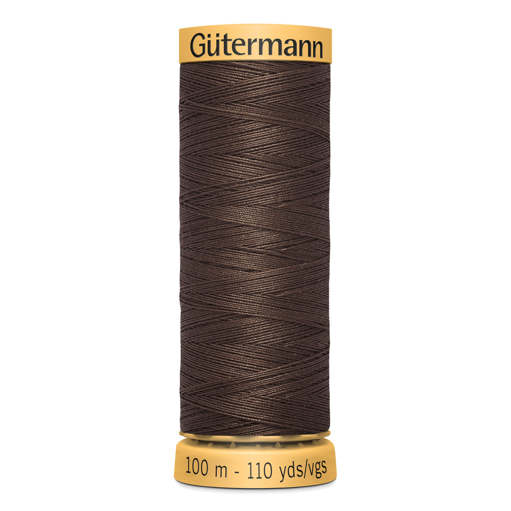 GÜTERMANN - Natural Cotton 50wt Thread 100m - Walnut