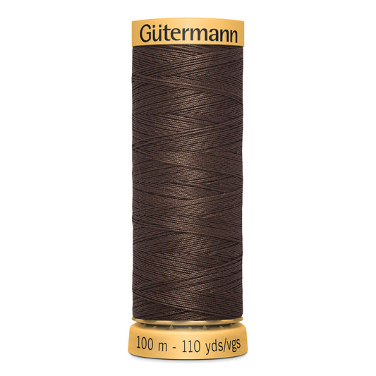 GÜTERMANN - Natural Cotton 50wt Thread 100m - Walnut