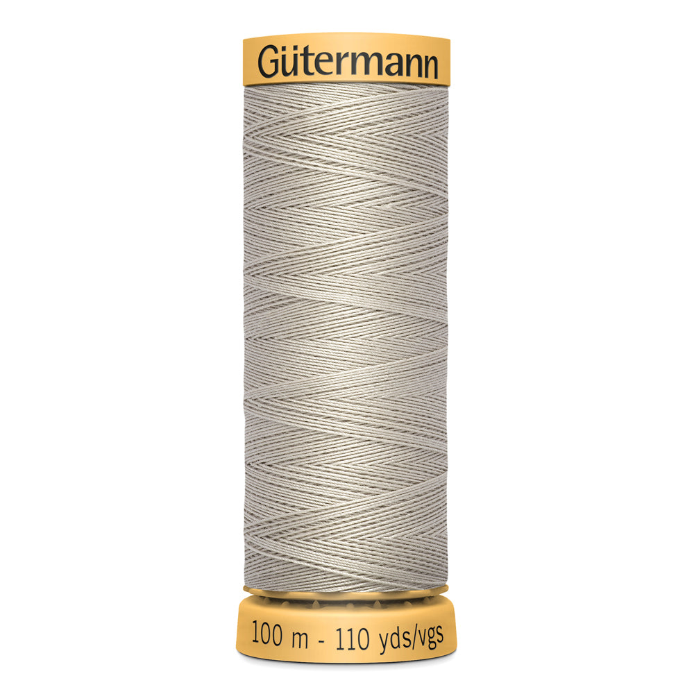 GÜTERMANN - Natural Cotton 50wt Thread 100m - Sand