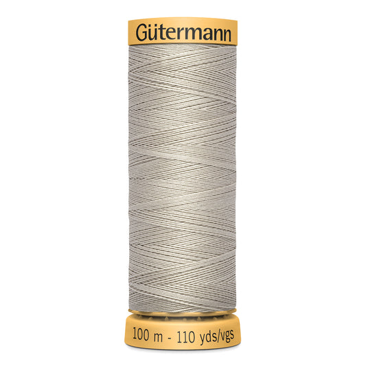 GÜTERMANN - Natural Cotton 50wt Thread 100m - Sand