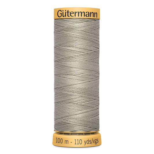 GÜTERMANN - Natural Cotton 50wt Thread 100m - Basket Beige