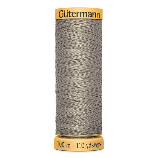 GÜTERMANN - Natural Cotton 50wt Thread 100m - Khaki
