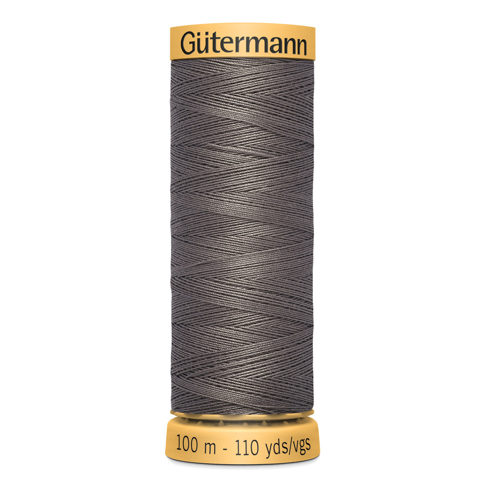 GÜTERMANN - Natural Cotton 50wt Thread 100m - Dark Khaki