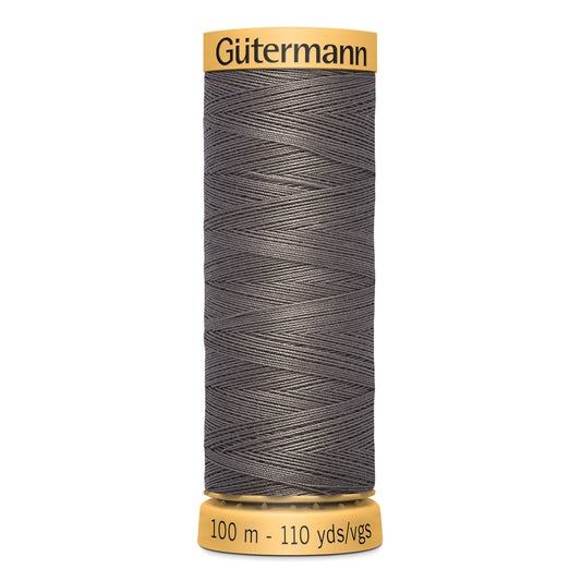 GÜTERMANN - Natural Cotton 50wt Thread 100m - Dark Khaki