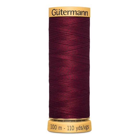 GÜTERMANN - Cotton 50wt Thread 100m - Burgundy