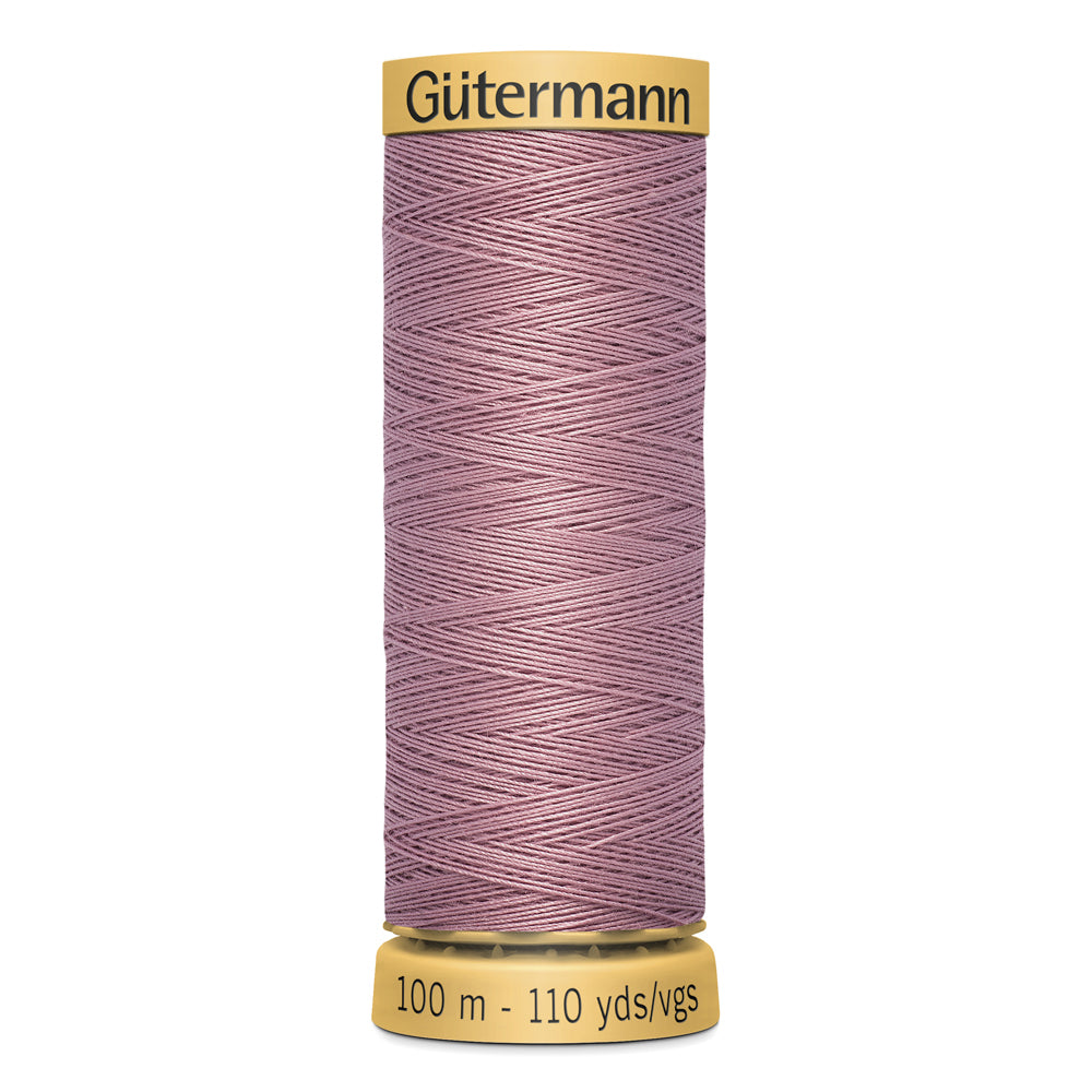 GÜTERMANN - Natural Cotton 50wt Thread 100m - Rose Red