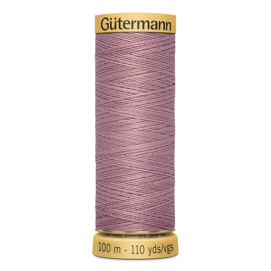 GÜTERMANN - Natural Cotton 50wt Thread 100m - Rose Red