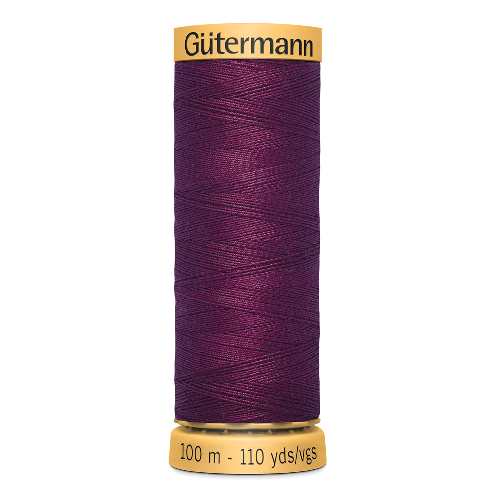 GÜTERMANN - Natural Cotton 50wt Thread 100m - Wine