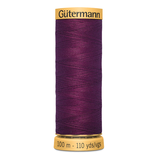 GÜTERMANN - Natural Cotton 50wt Thread 100m - Wine