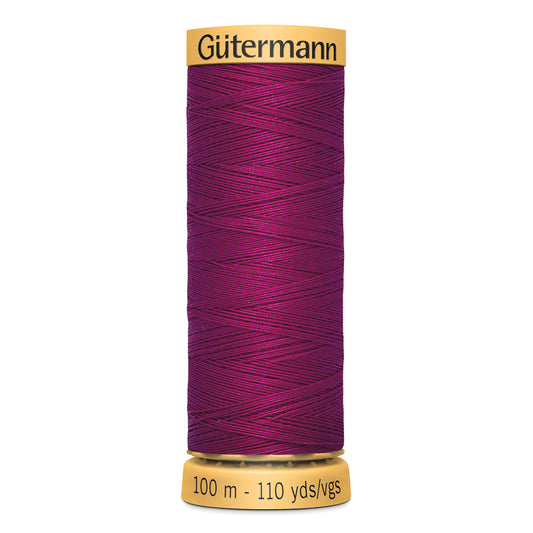 GÜTERMANN - Natural Cotton 50wt Thread 100m - Fuchsia