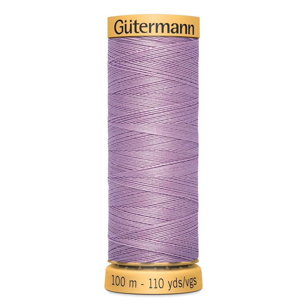 GÜTERMANN - Natural Cotton 50wt Thread 100m - Rose Lilac