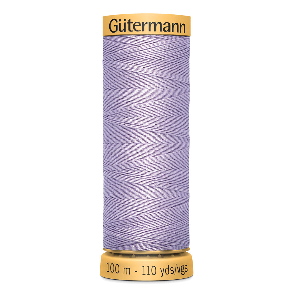 GÜTERMANN - Natural Cotton 50wt Thread 100m - Light Lilac