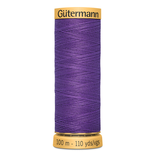 GÜTERMANN - Natural Cotton 50wt Thread 100m - Bright Purple