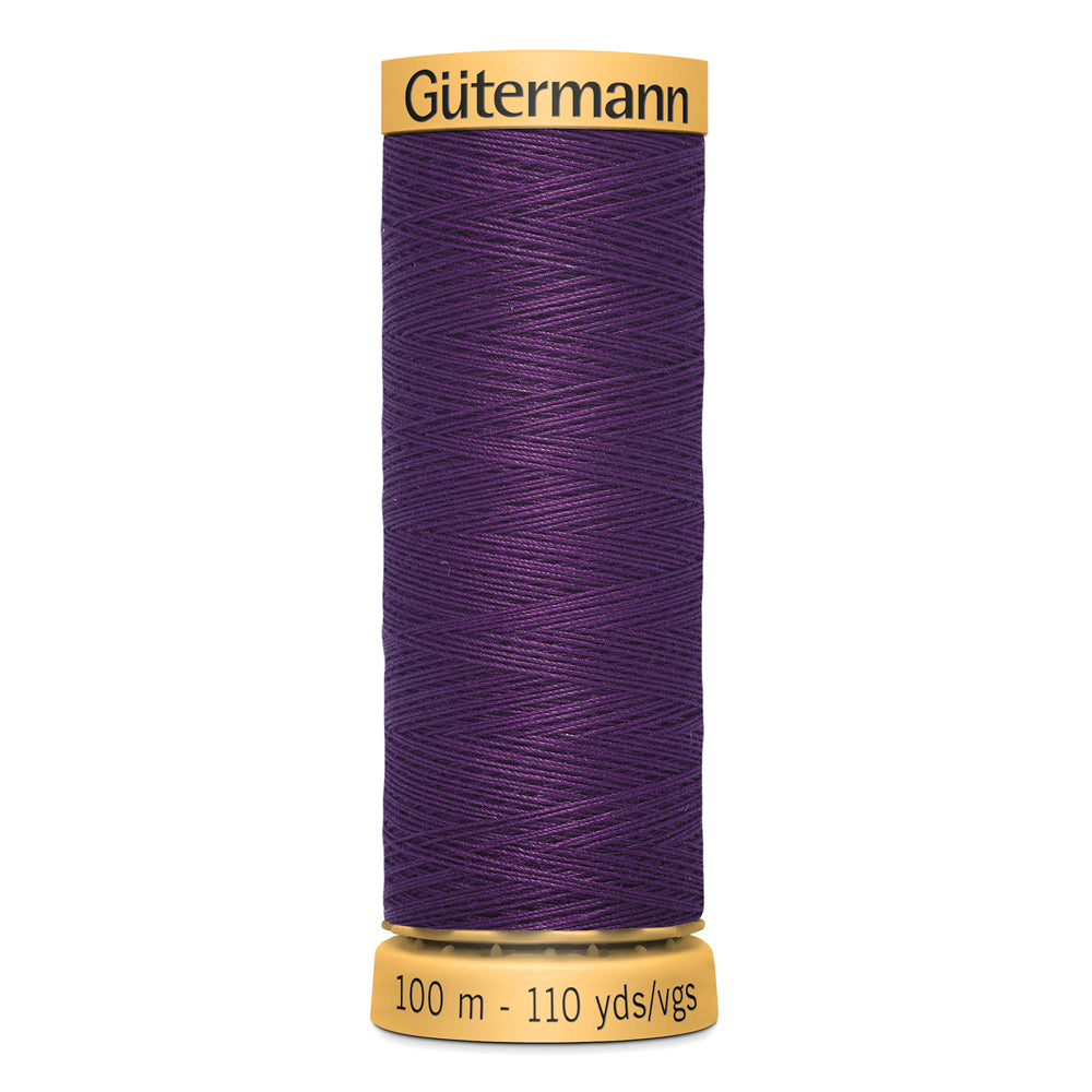 GÜTERMANN - Natural Cotton 50wt Thread 100m - Grape