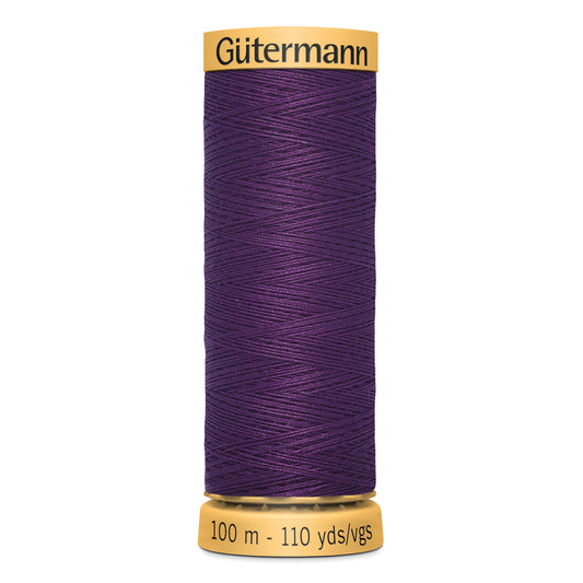 GÜTERMANN - Natural Cotton 50wt Thread 100m - Grape