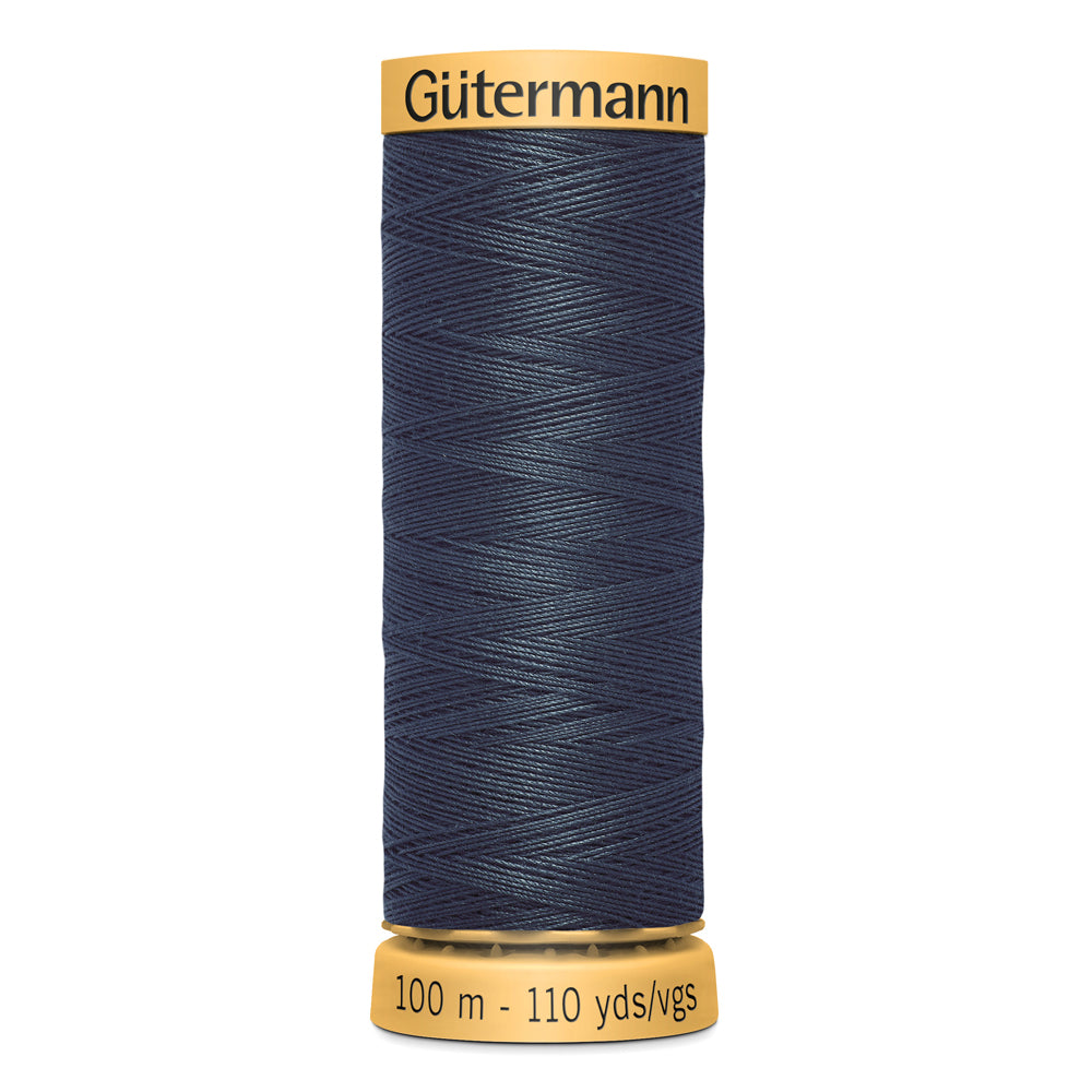 GÜTERMANN - Natural Cotton 50wt Thread 100m - Navy