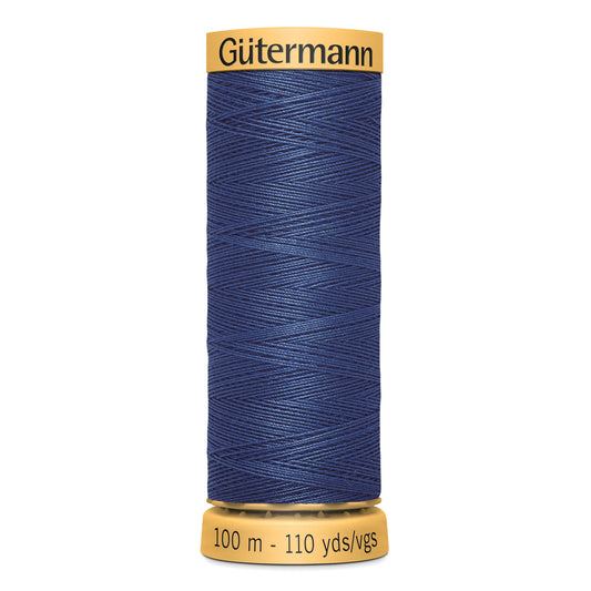 GÜTERMANN - Natural Cotton 50wt Thread 100m - Bright Navy