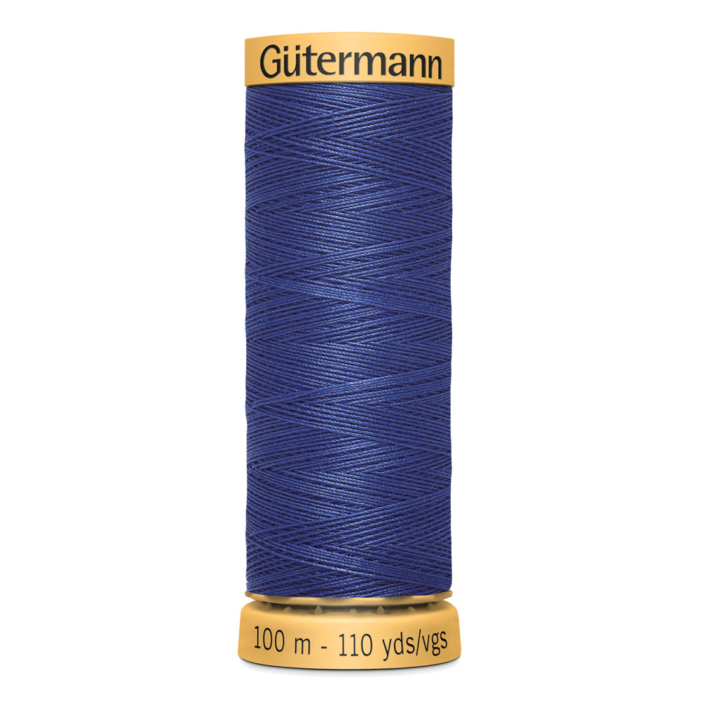 GÜTERMANN - Natural Cotton 50wt Thread 100m - Sea Navy