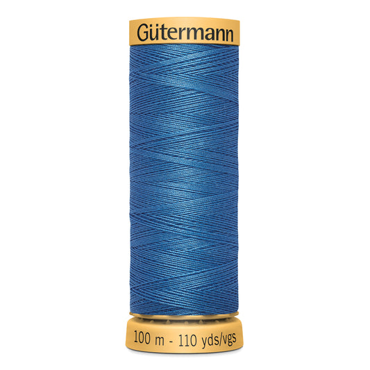 GÜTERMANN - Natural Cotton 50wt Thread 100m - Jay Blue