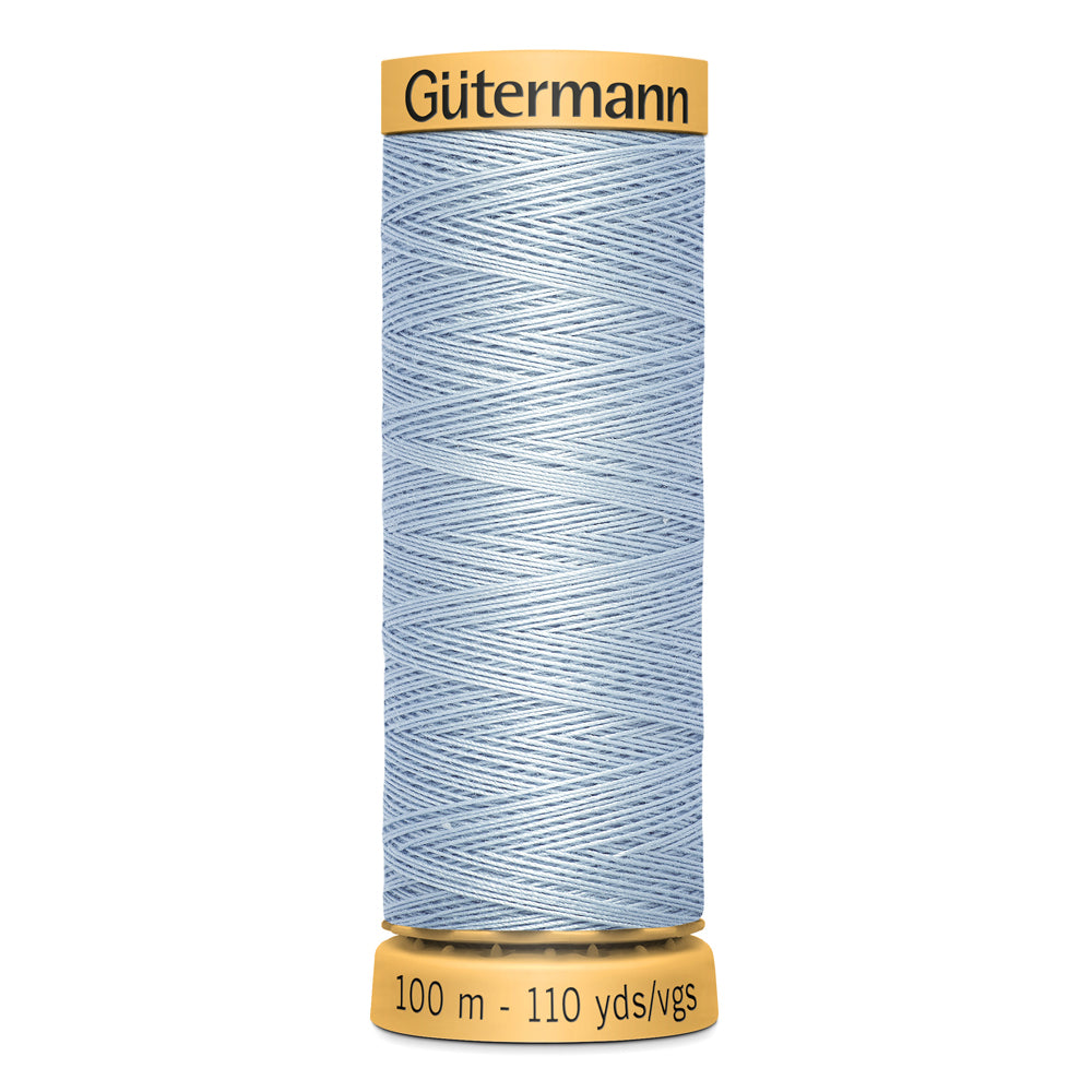 GÜTERMANN - Natural Cotton 50wt Thread 100m - Steel Blue