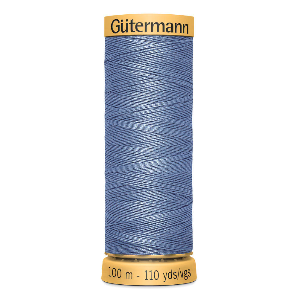GÜTERMANN - Natural Cotton 50wt Thread 100m - Mine Blue