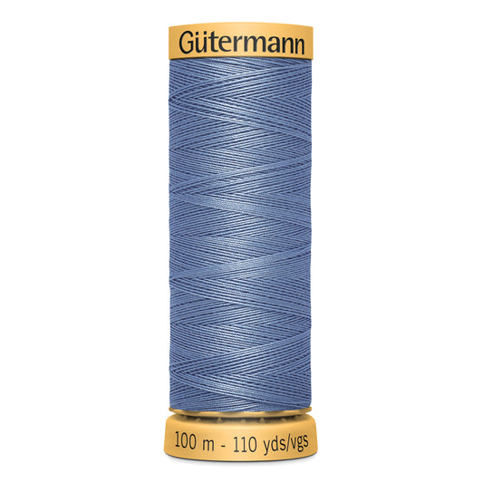 GÜTERMANN - Natural Cotton 50wt Thread 100m - Mine Blue