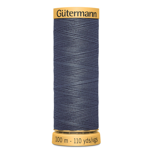 GÜTERMANN - Natural Cotton 50wt Thread 100m - Dark Stormy Sky