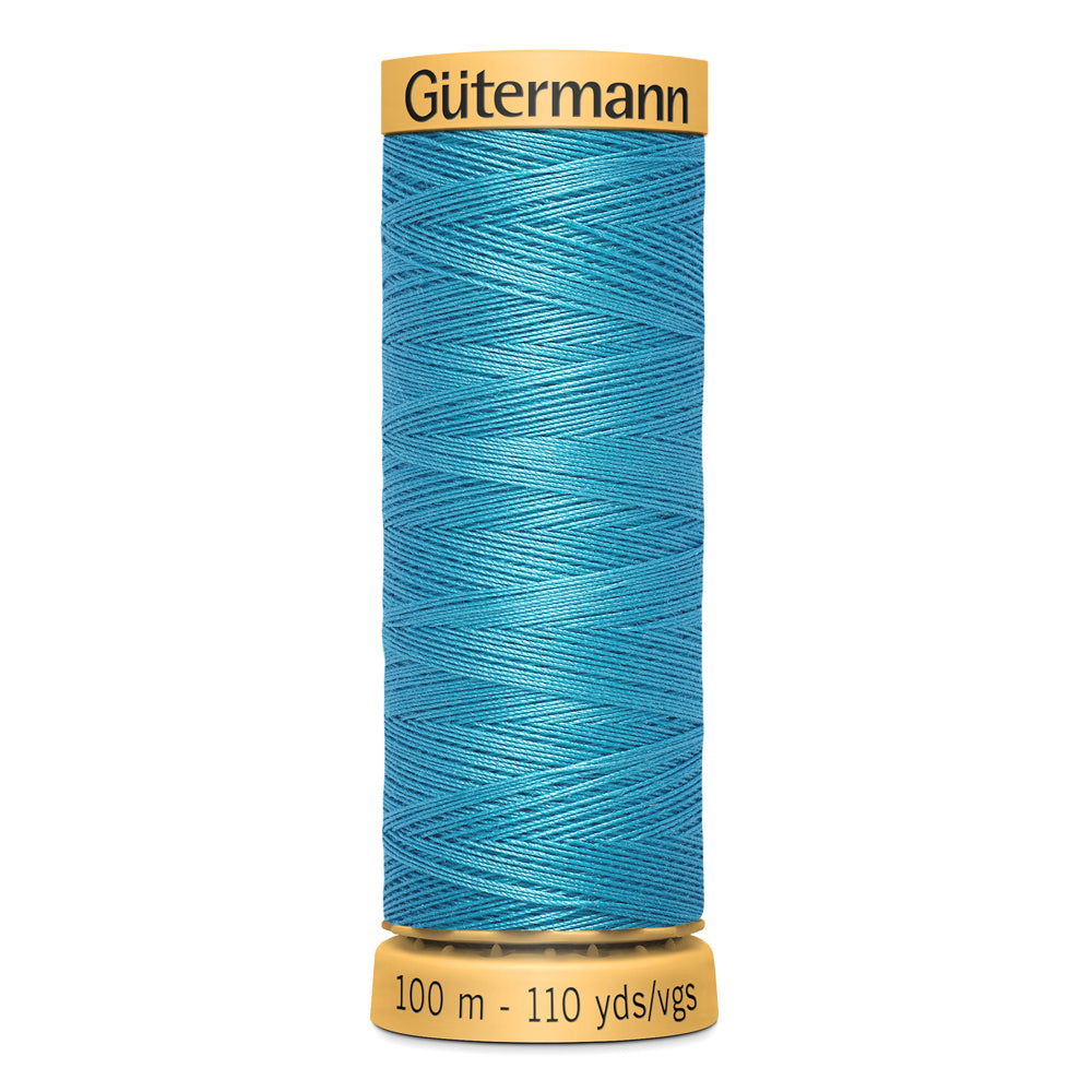 GÜTERMANN - Natural Cotton 50wt Thread 100m - Blue Bead