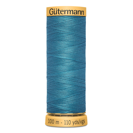 GÜTERMANN - Natural Cotton 50wt Thread 100m - Ocean Blue