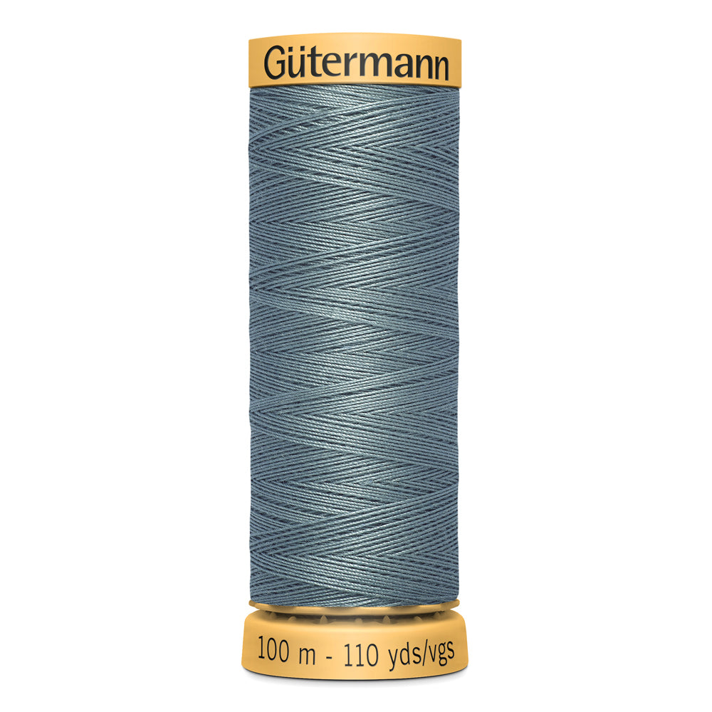 GÜTERMANN - Natural Cotton 50wt Thread 100m - Light Slate