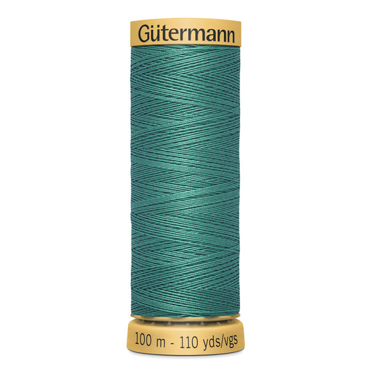 GÜTERMANN - Natural Cotton 50wt Thread 100m - Jewel Green