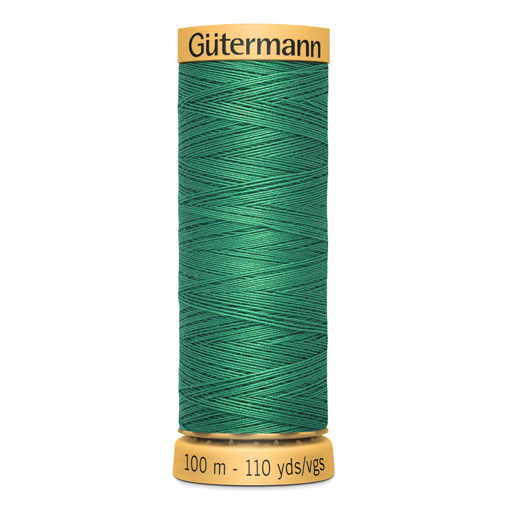 GÜTERMANN - Natural Cotton 50wt Thread 100m - Green Bead