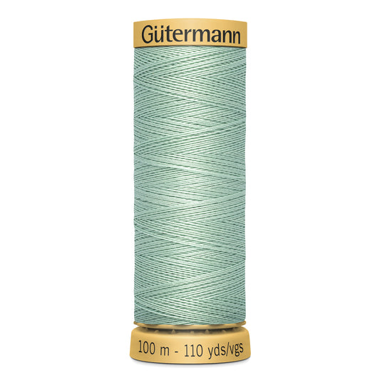 GÜTERMANN - Natural Cotton 50wt Thread 100m - Soft Green