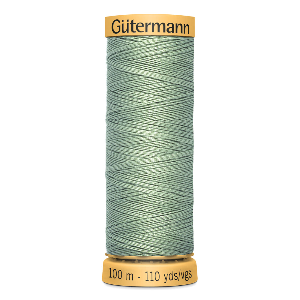GÜTERMANN - Natural Cotton 50wt Thread 100m - Green Ed