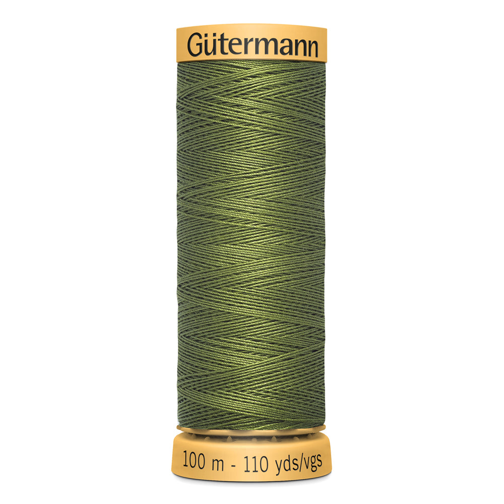 GÜTERMANN - Natural Cotton 50wt Thread 100m - Apple Green