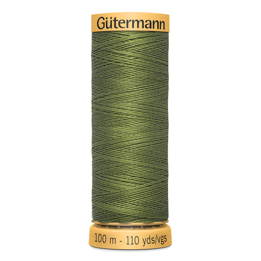 GÜTERMANN - Natural Cotton 50wt Thread 100m - Apple Green