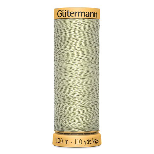GÜTERMANN - Natural Cotton 50wt Thread 100m - Leafy Green