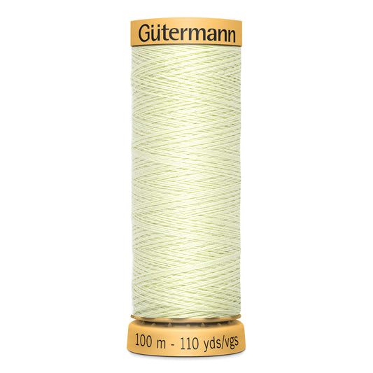 GÜTERMANN - Natural Cotton 50wt Thread 100m - Celery