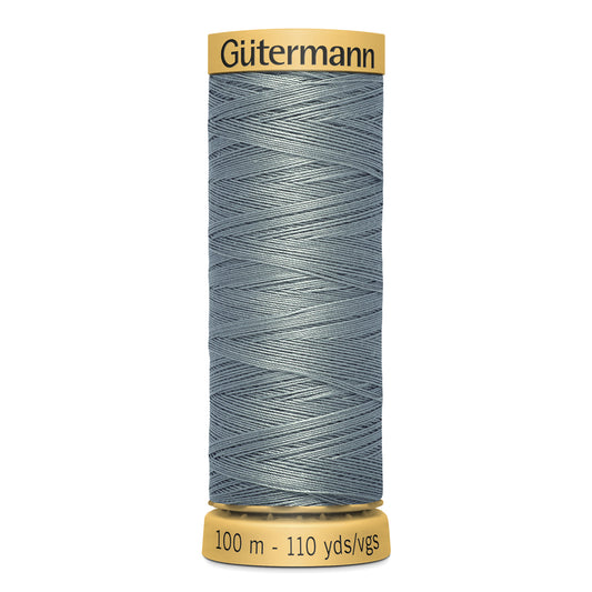 GÜTERMANN - Natural Cotton 50wt Thread 100m - Slate